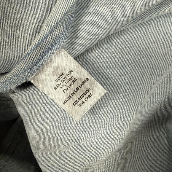 Spartina 449 Knox Denim Jacket Light Blue Wash Women's Size XXL 2X - Picture 8 of 8